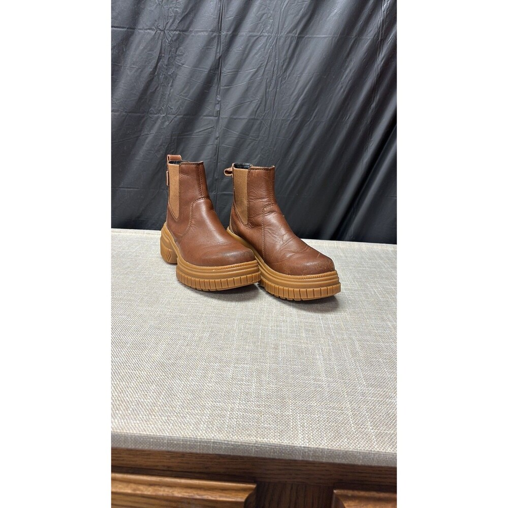 Sorel Brex Boot Chelsea Leather Lug Sole Boots